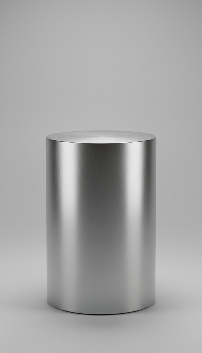 Brushed Metal Cocktail Table Square